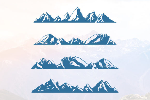 Download Mountains Silhouette Landscape Panoramic - Panoramic Collection